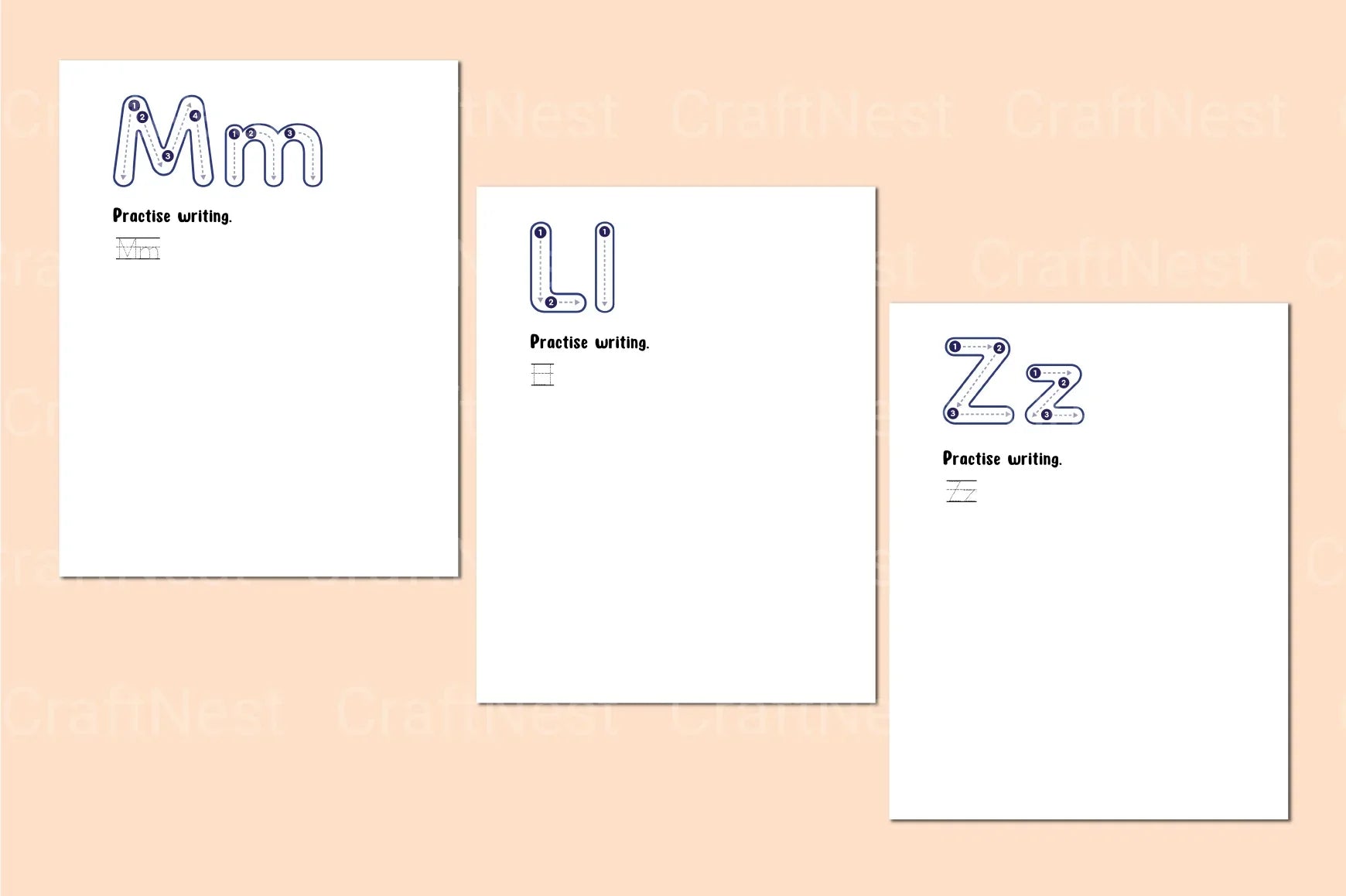Back to School Alphabet Book - CraftNest - Digital Crafting and Art