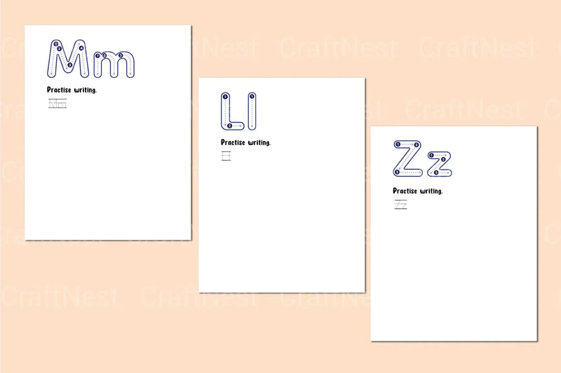 Back to School Alphabet Book - CraftNest - Digital Crafting and Art