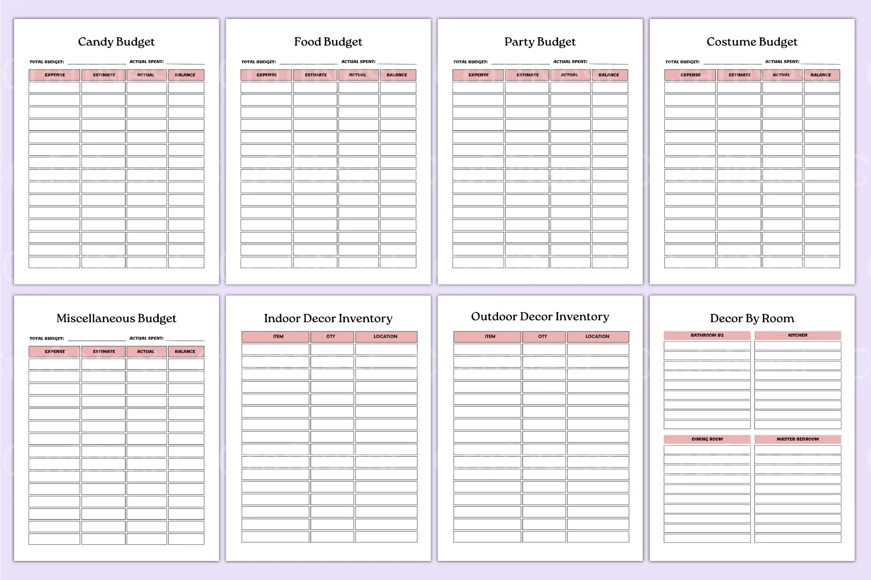Halloween Planner Canva Template - CraftNest - Digital Crafting and Art