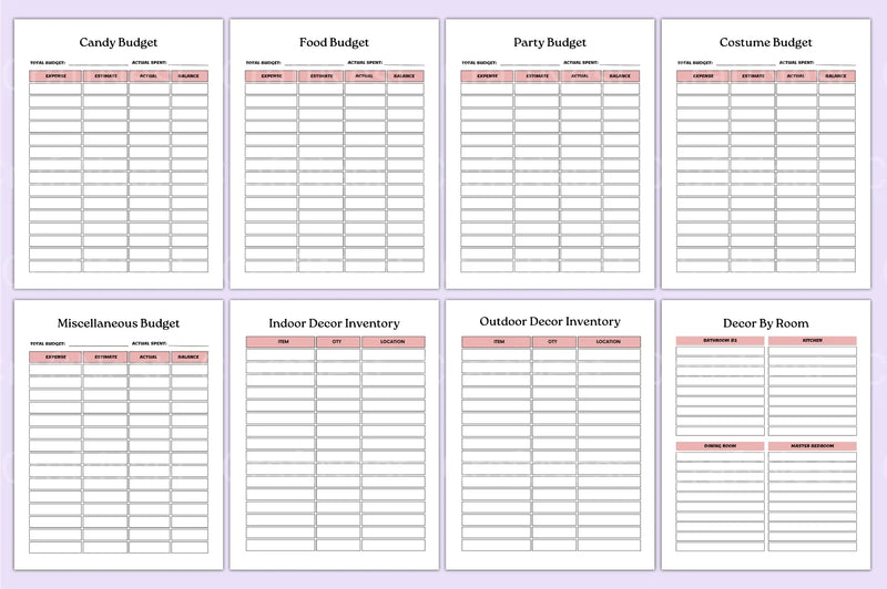 Halloween Planner Canva Template - CraftNest - Digital Crafting and Art