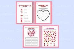 Valentine's Day Activity Book for Kids - CraftNest - Digital Crafting and Art