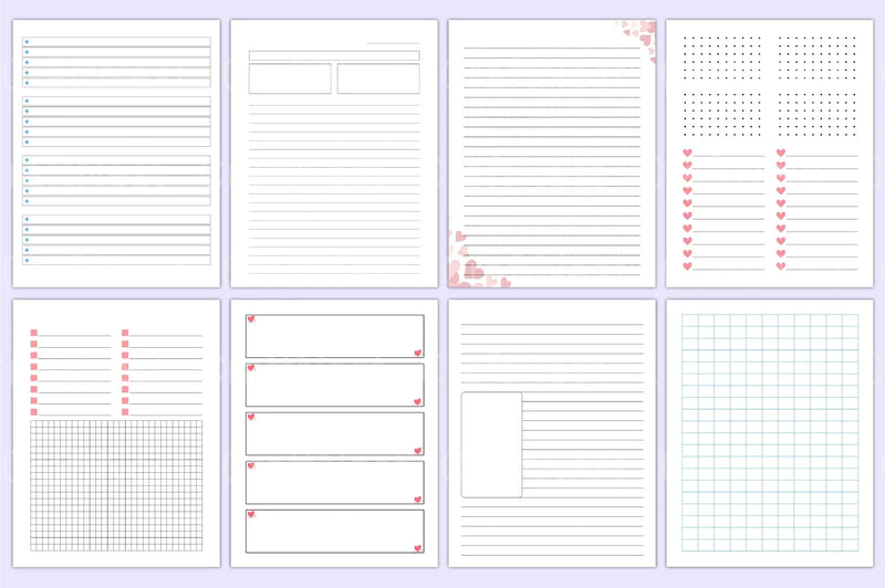 Stylish Notebook for Creative Ideas - CraftNest - Digital Crafting and Art