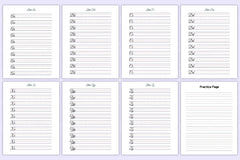 Cursive Handwriting Workbook for Kids - CraftNest - Digital Crafting and Art