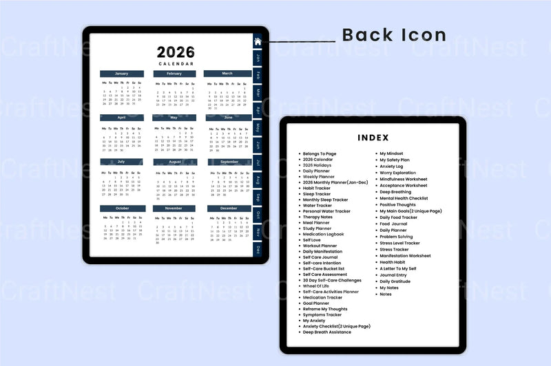 Mental Health Workbook for Personal Growth - CraftNest - Digital Crafting and Art