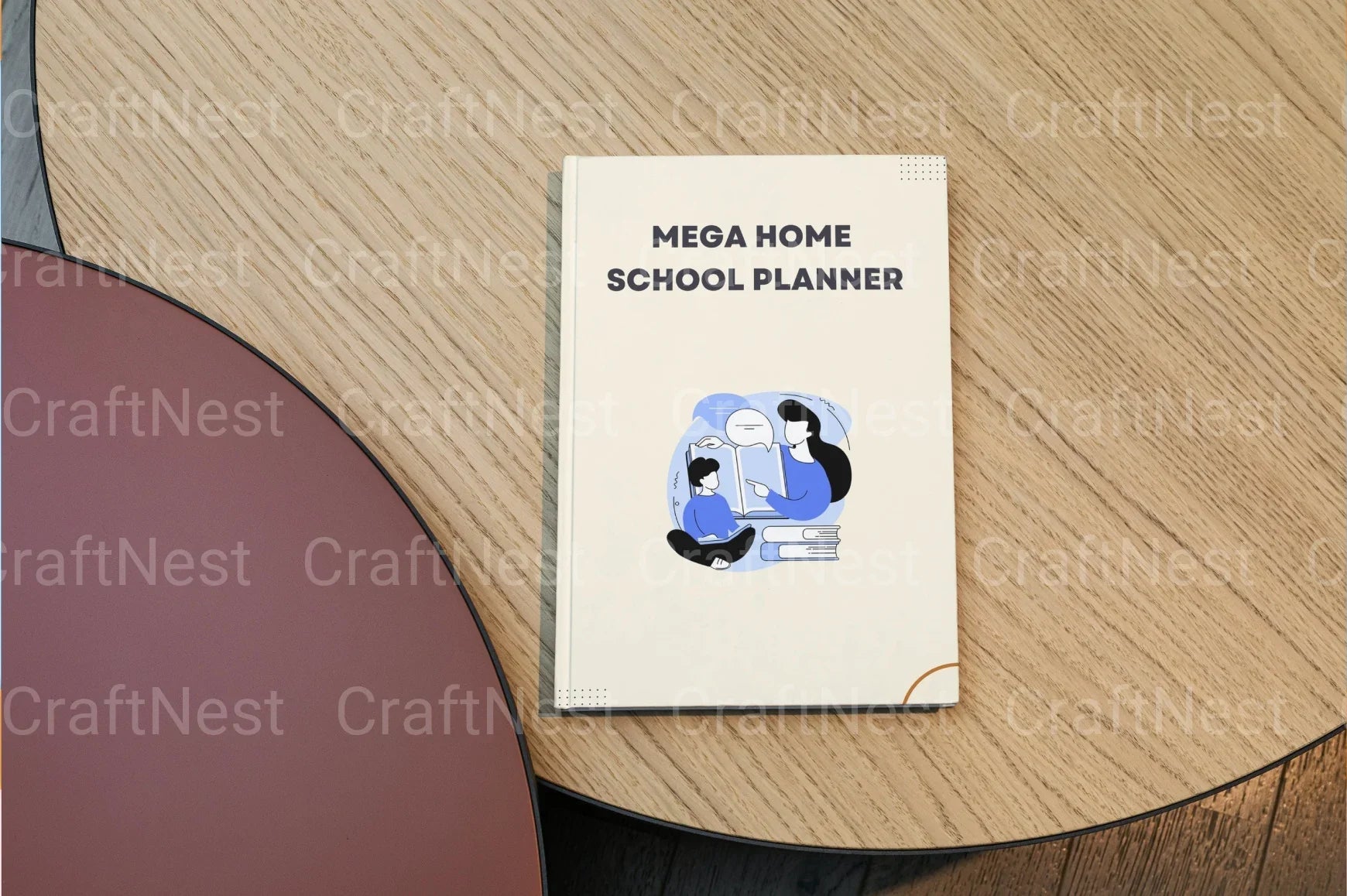 Mega Home School Planner Canva Template - CraftNest - Digital Crafting and Art