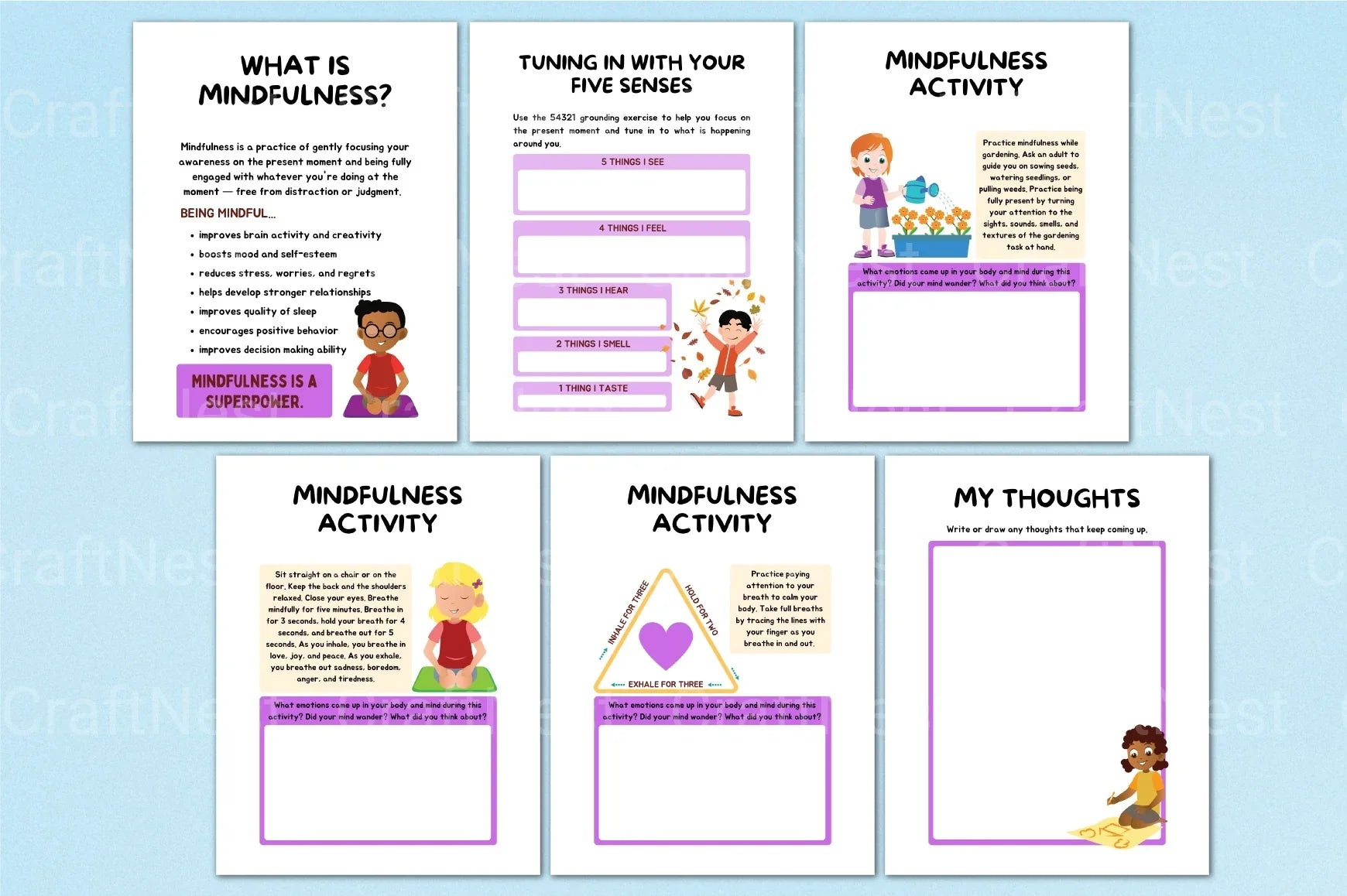 Mindfulness for Kids: A Guide to Calm and Focus - CraftNest - Digital Crafting and Art