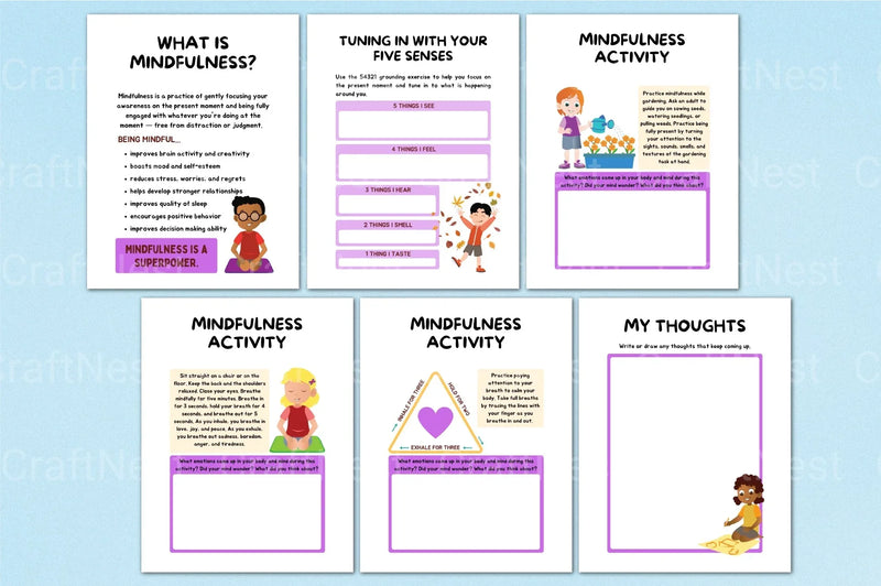 Mindfulness for Kids: A Guide to Calm and Focus - CraftNest - Digital Crafting and Art