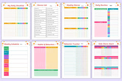 Kids Chore Chart for Task Management - CraftNest - Digital Crafting and Art