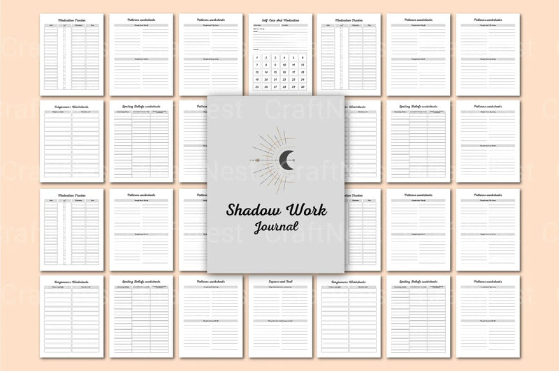 Shadow Work Prompts for Personal Growth - CraftNest - Digital Crafting and Art