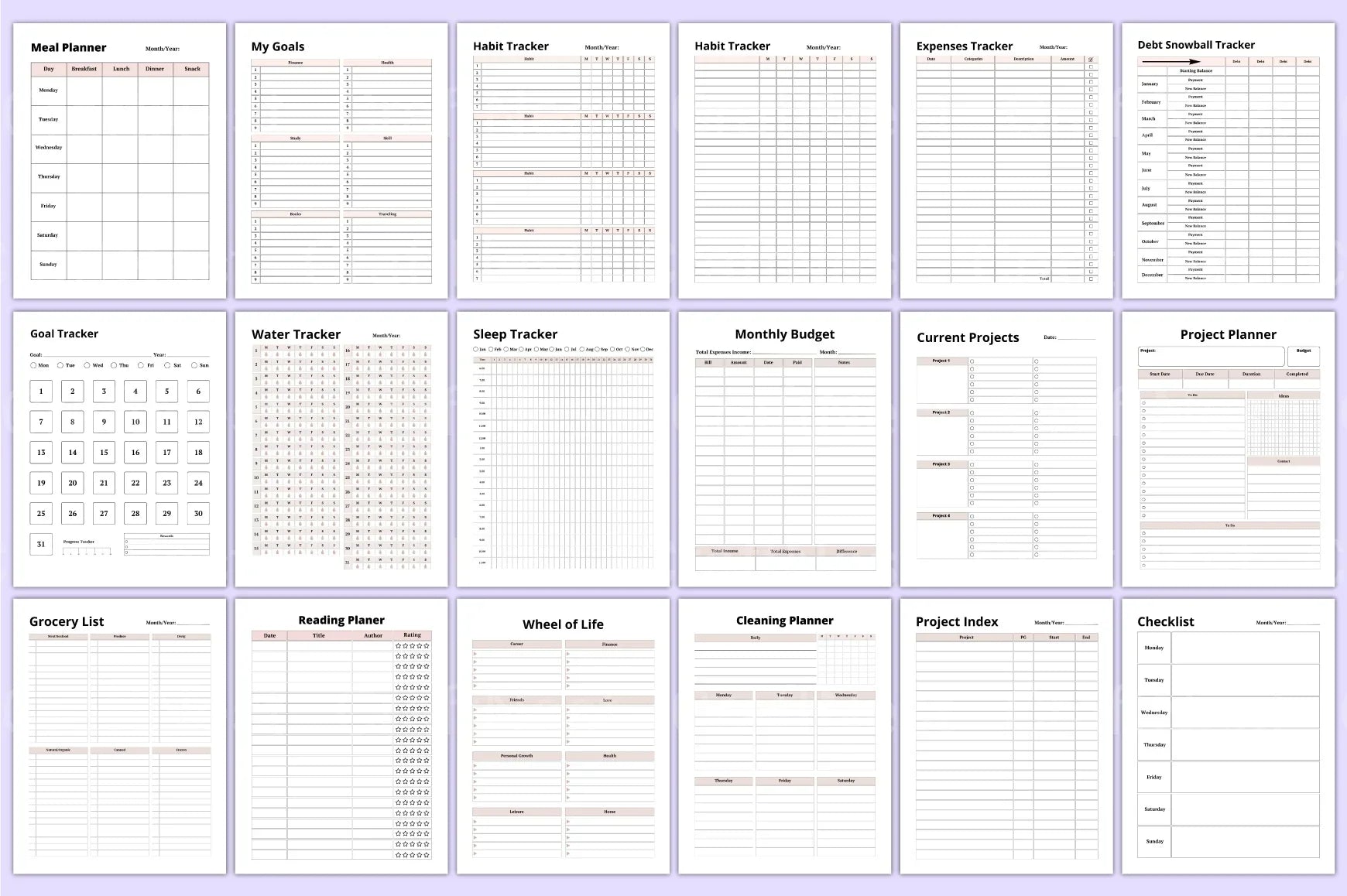 Low Content Template for Creative Projects - CraftNest - Digital Crafting and Art