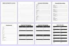 End of Life Planner Guide - CraftNest - Digital Crafting and Art