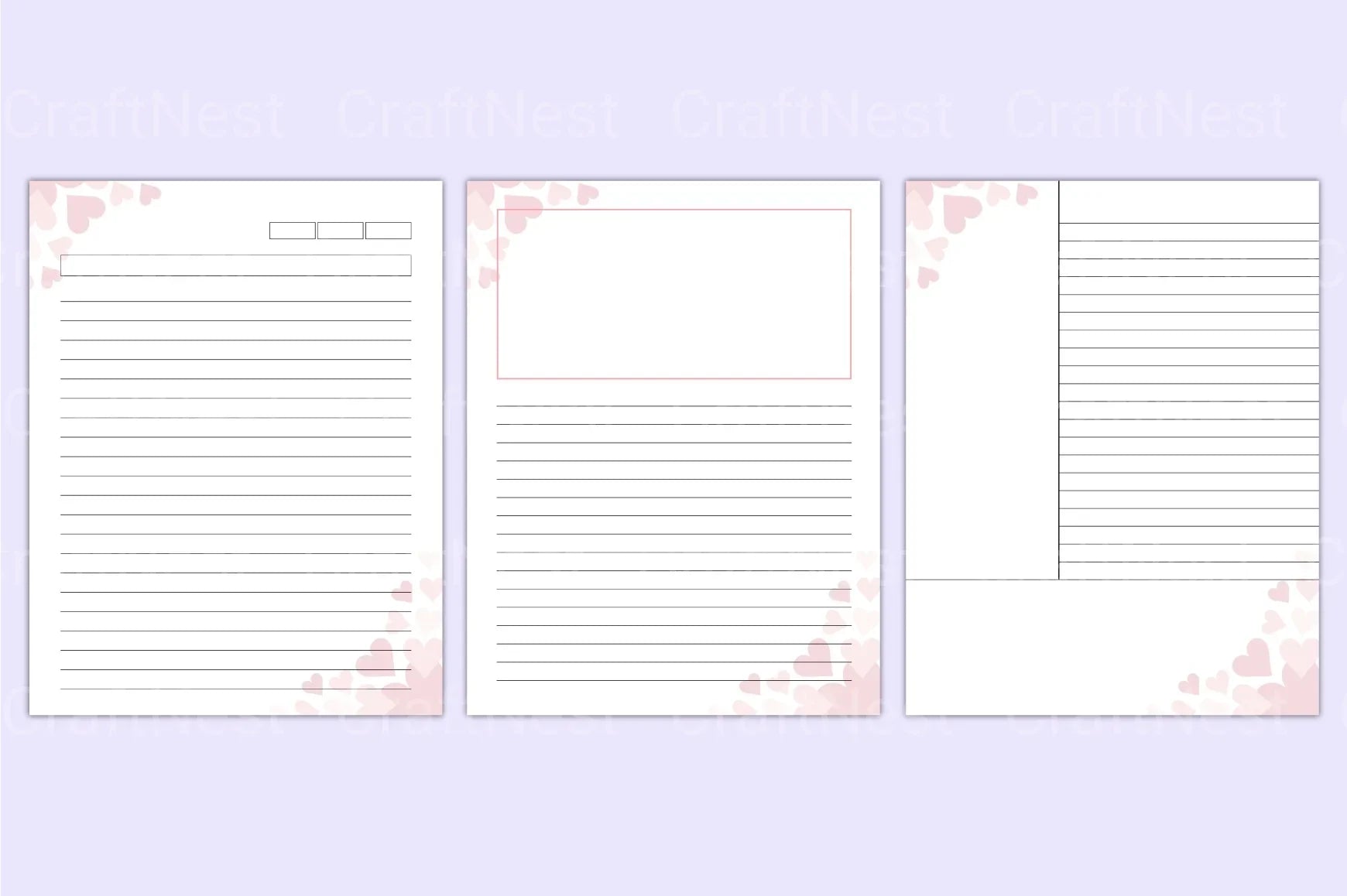 Valentine's Day Notebook - CraftNest - Digital Crafting and Art