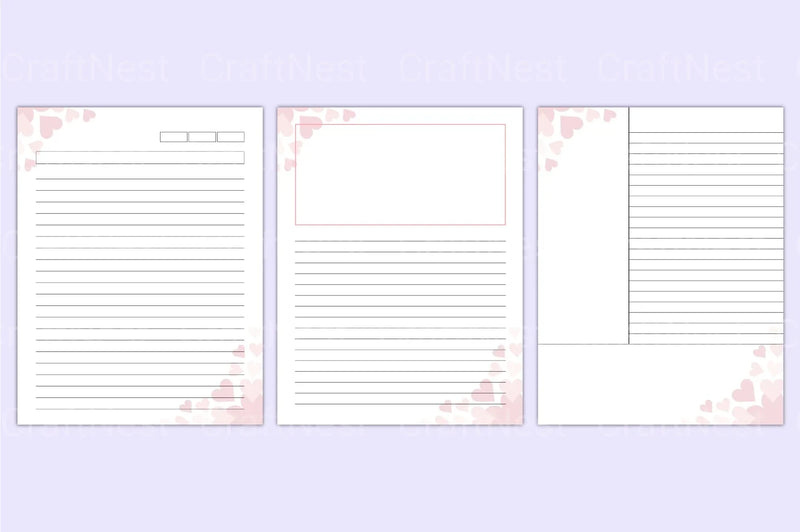 Valentine's Day Notebook - CraftNest - Digital Crafting and Art