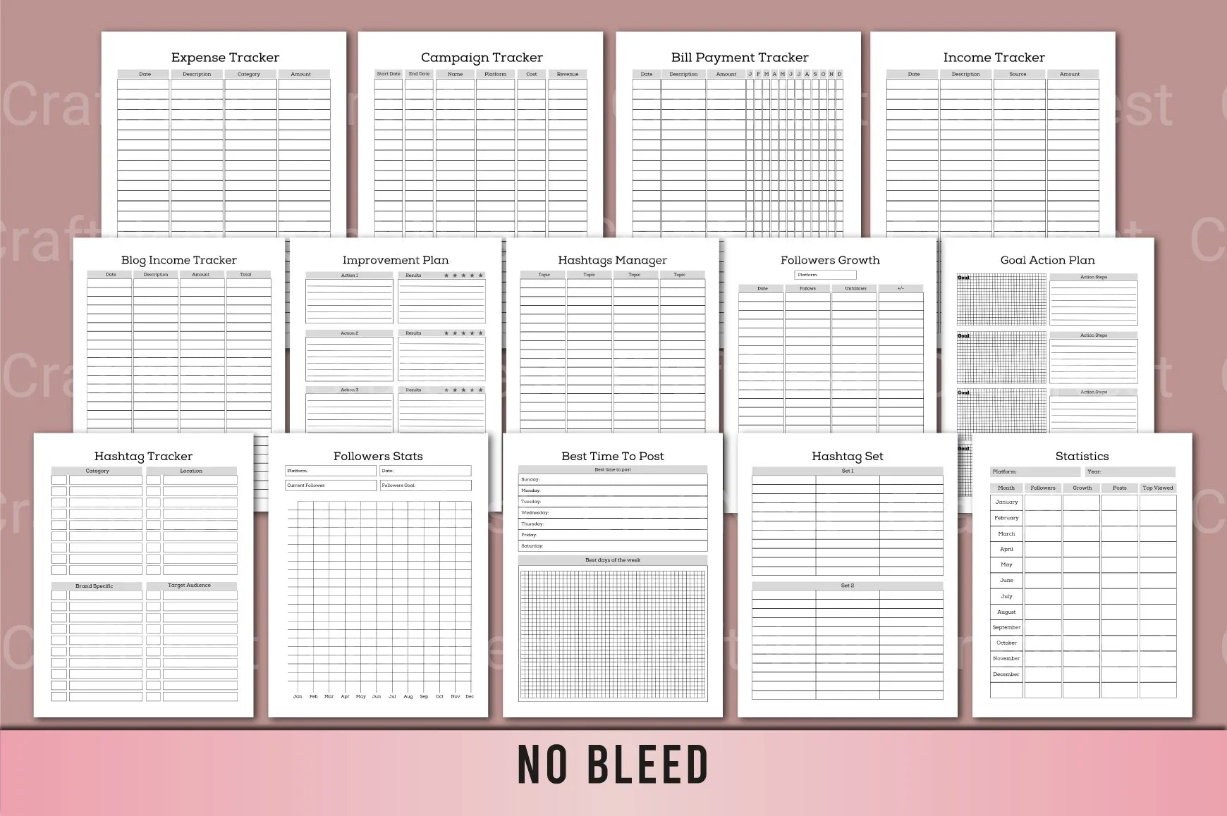 Social Media Post Planner - CraftNest - Digital Crafting and Art