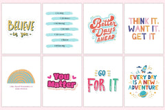 Kids Positive Affirmations Canva Template - CraftNest - Digital Crafting and Art