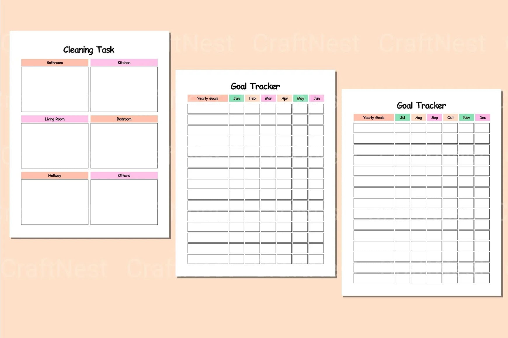 ADHD School Planner for Effective Organization - CraftNest - Digital Crafting and Art