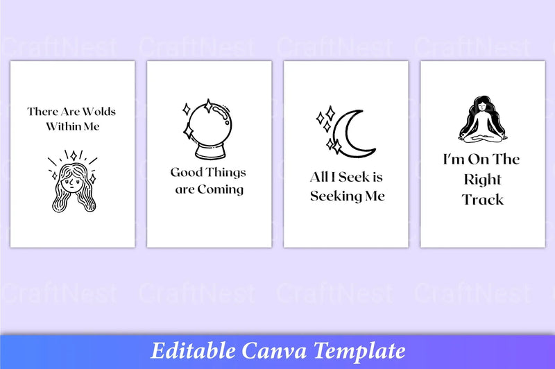 Manifestation Interior Design Canva Template - CraftNest - Digital Crafting and Art