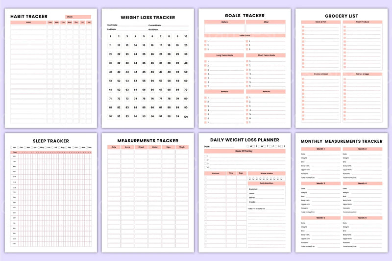 Habit Fitness Tracker: Boost Your Health & Productivity - CraftNest - Digital Crafting and Art