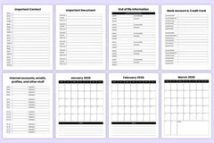 End of Life Planner Guide - CraftNest - Digital Crafting and Art
