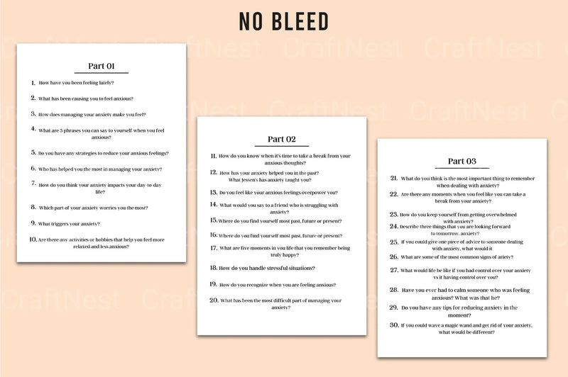 Deep Anxiety Prompts - CraftNest - Digital Crafting and Art
