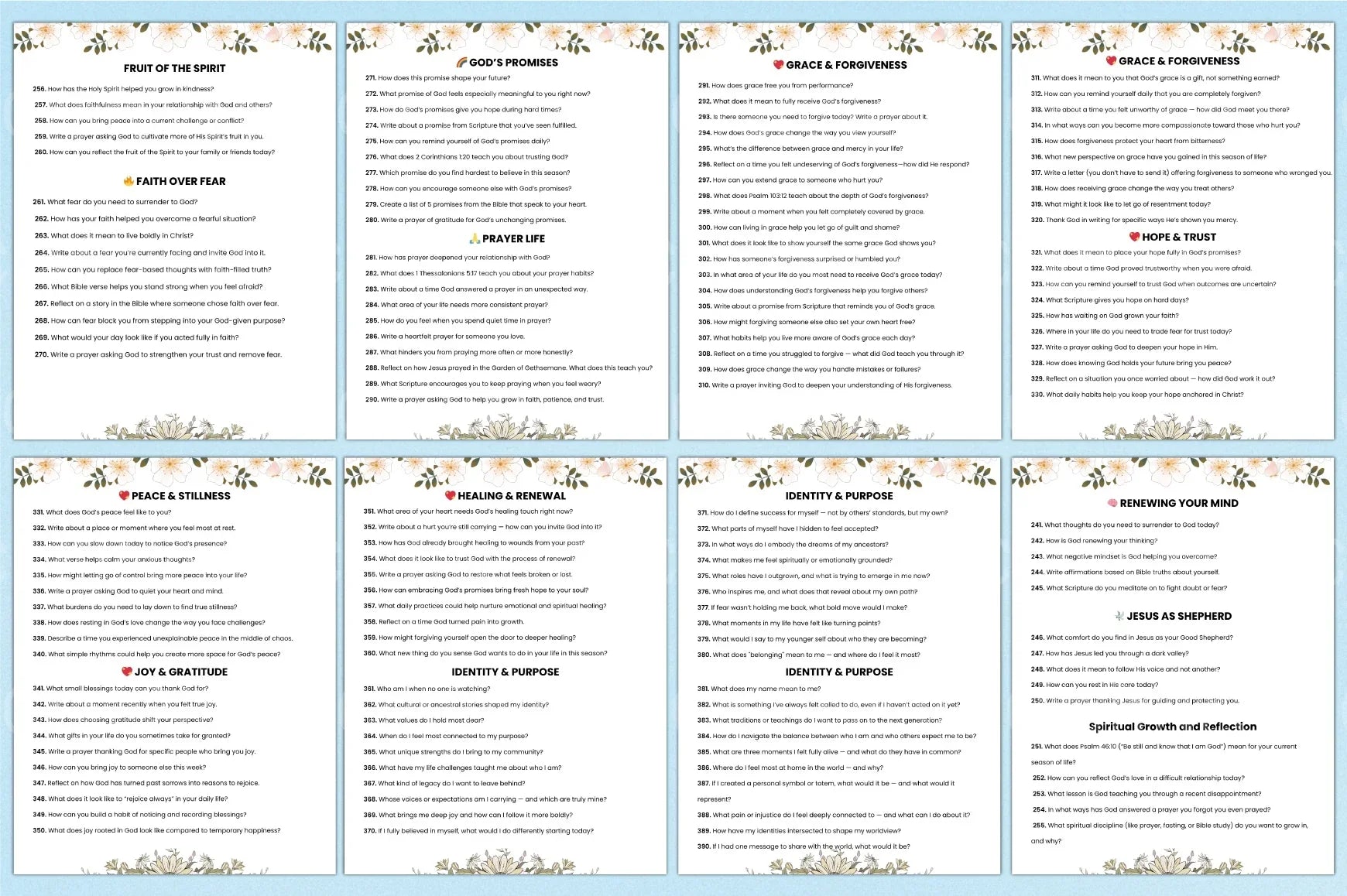 500 Bible Prompts for Inspiration - CraftNest - Digital Crafting and Art
