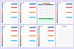 Weekly Planner Organizer - CraftNest - Digital Crafting and Art