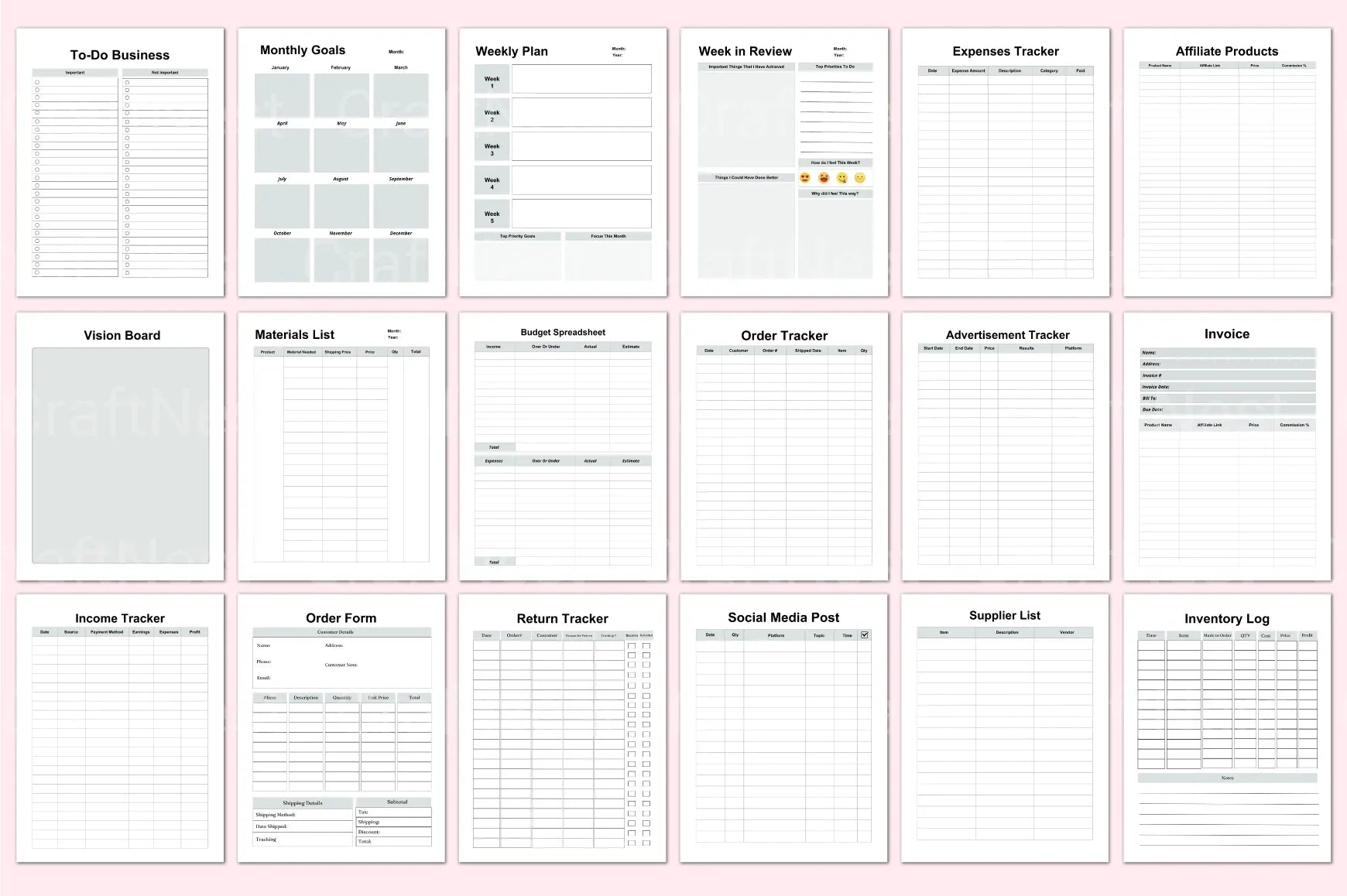Girl Babe Planner: Stylish & Functional Organizer - CraftNest - Digital Crafting and Art