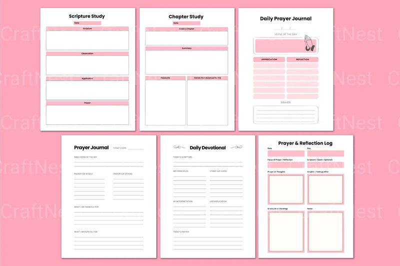 Faith Scripture Study Guide - CraftNest - Digital Crafting and Art