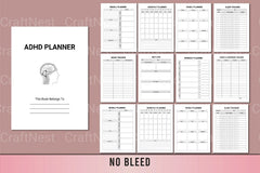 ADHD Planner for Effective Organization - CraftNest - Digital Crafting and Art