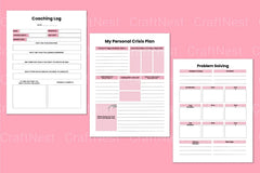 Growth Mindset Coaching Workbook - CraftNest - Digital Crafting and Art