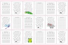 Preschool Alphabet Workbook for Early Learning - CraftNest - Digital Crafting and Art