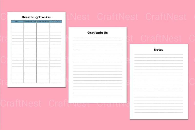 Anxiety Reset Workbook: Transform Your Mindset - CraftNest - Digital Crafting and Art