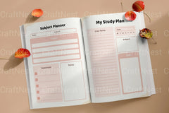 Student Planner Canva Template - CraftNest - Digital Crafting and Art