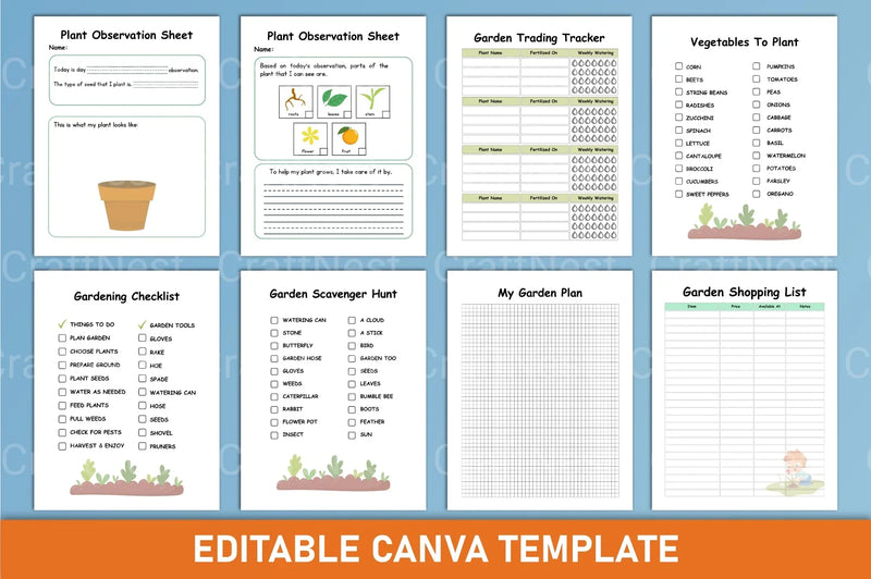 Garden Planner for Kids - CraftNest - Digital Crafting and Art