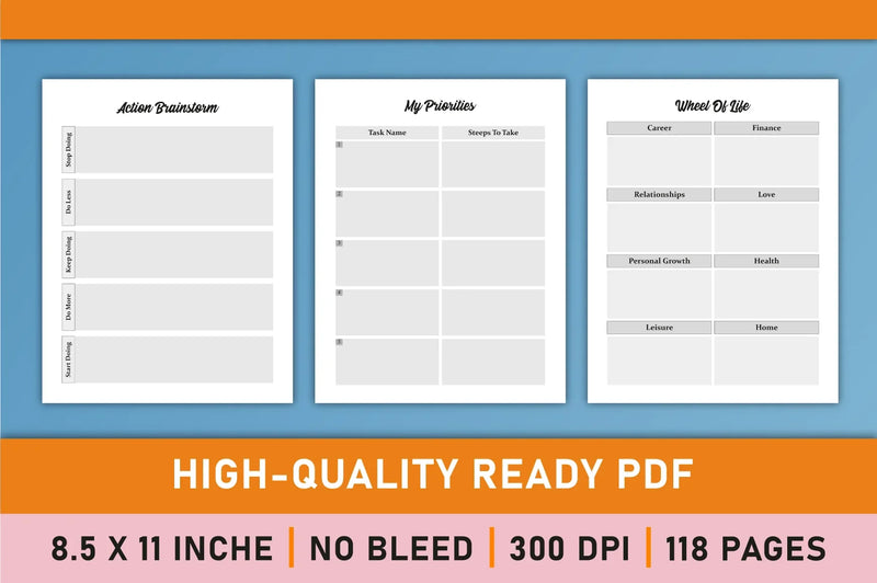 Manifestation Dream Life Planner - CraftNest - Digital Crafting and Art