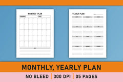 Daily Weekly Monthly Yearly Planner Bundle - CraftNest - Digital Crafting and Art
