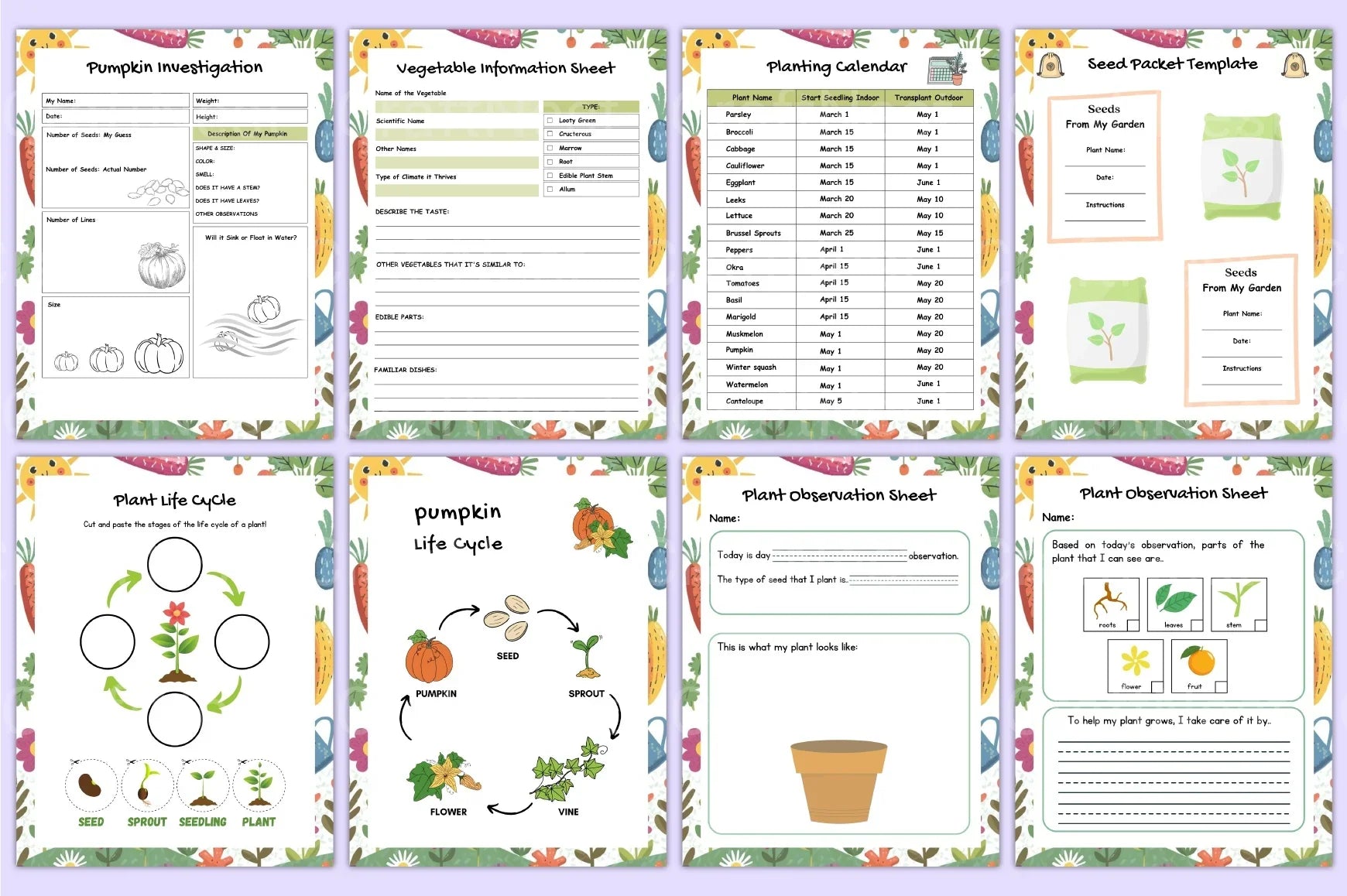 Garden Activities for Kids - CraftNest - Digital Crafting and Art