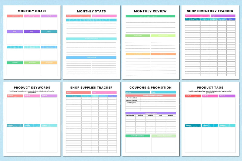 Etsy Seller Business Workbook for Success - CraftNest - Digital Crafting and Art
