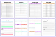 Wellness Lifestyle Organizer - CraftNest - Digital Crafting and Art