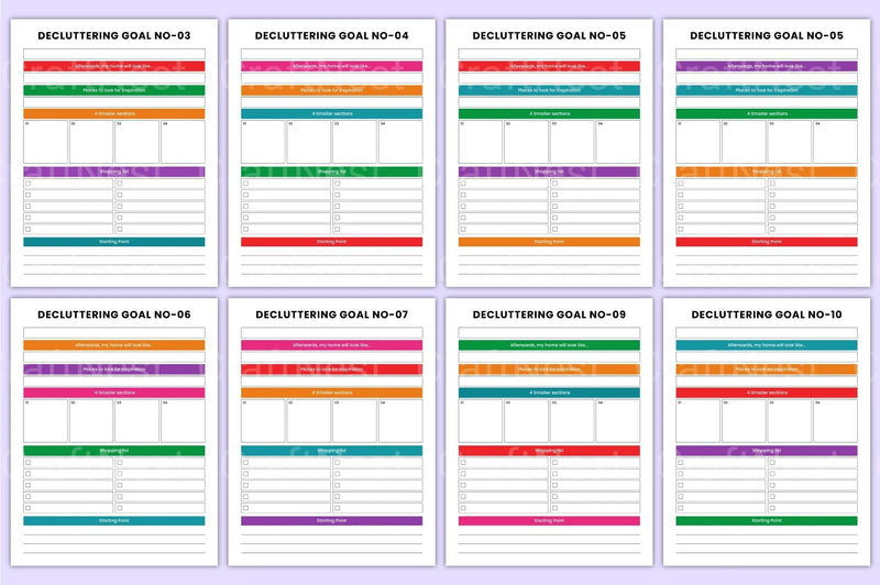 Decluttering and Cleaning Organizer - CraftNest - Digital Crafting and Art