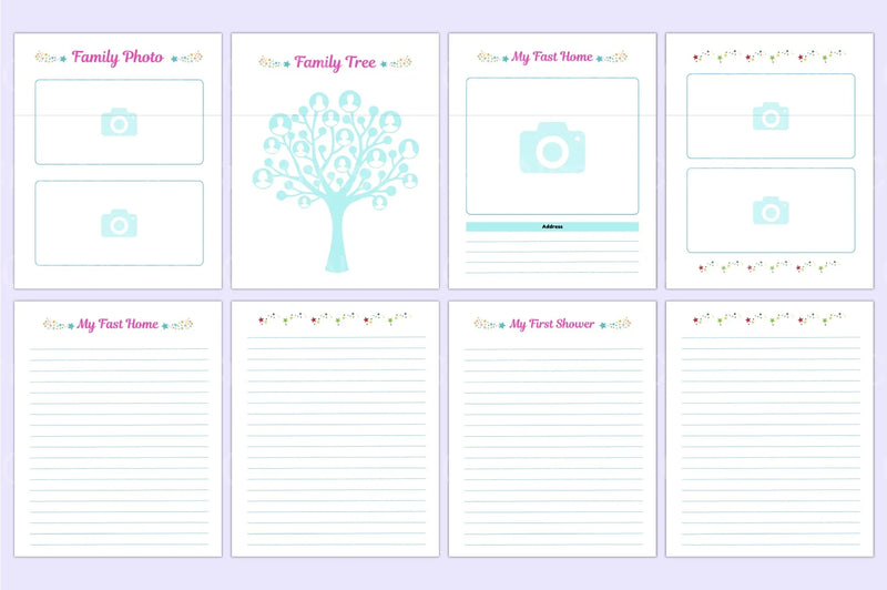 Baby Memory Book: Capture Precious Moments - CraftNest - Digital Crafting and Art