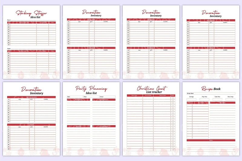 Christmas Planner Guide - CraftNest - Digital Crafting and Art