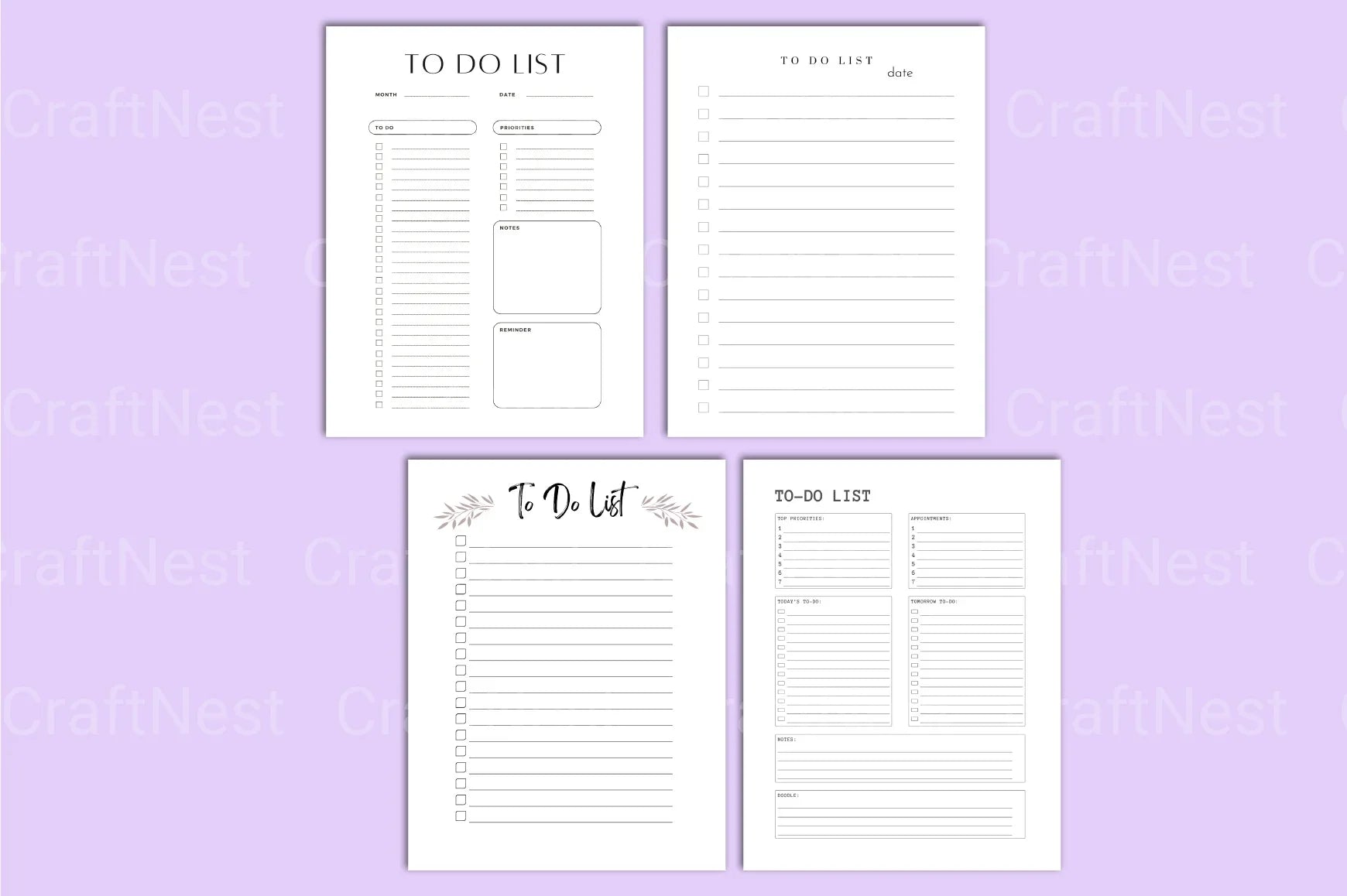 Mega To-Do List Planner - CraftNest - Digital Crafting and Art
