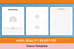 Baby Memory Book Template - Canva Design - CraftNest - Digital Crafting and Art