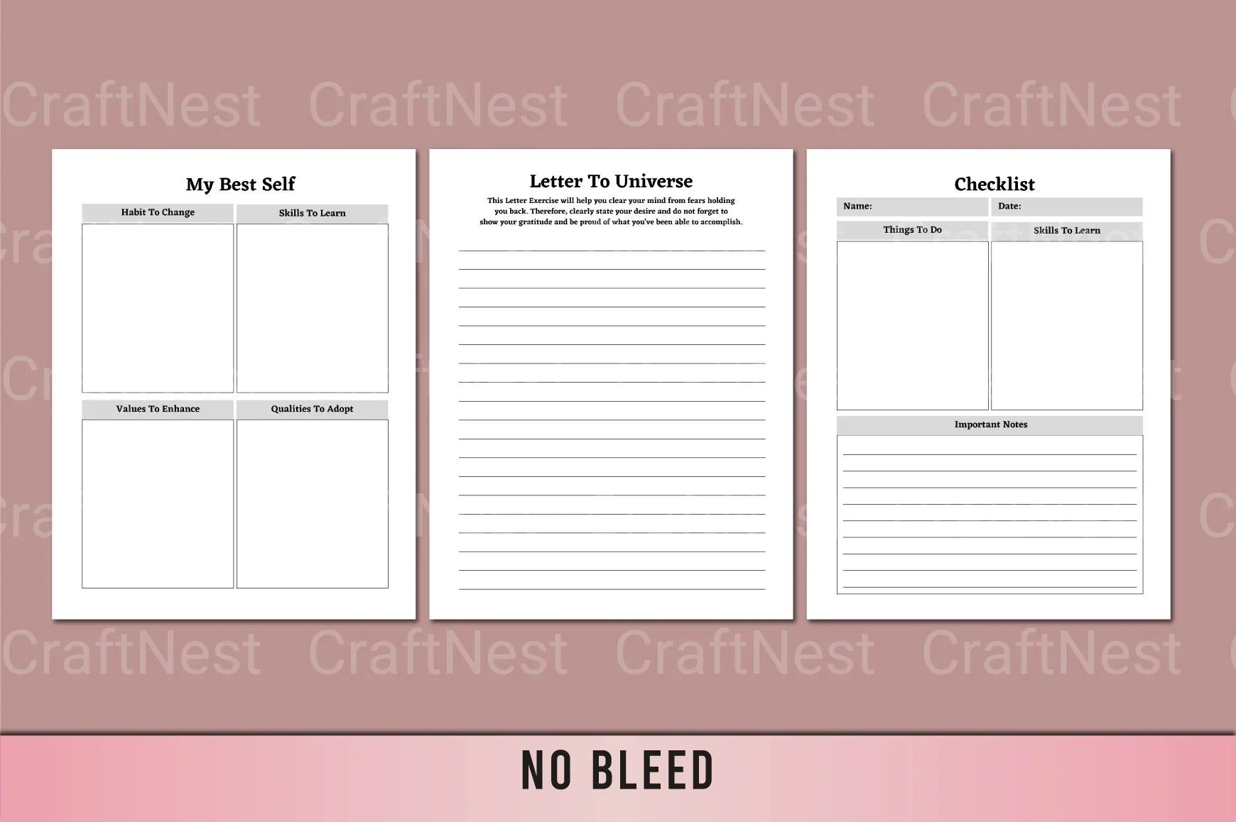 Vision Board Planner - CraftNest - Digital Crafting and Art