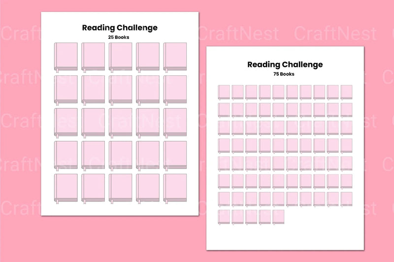 Reading Book Tracker App - CraftNest - Digital Crafting and Art