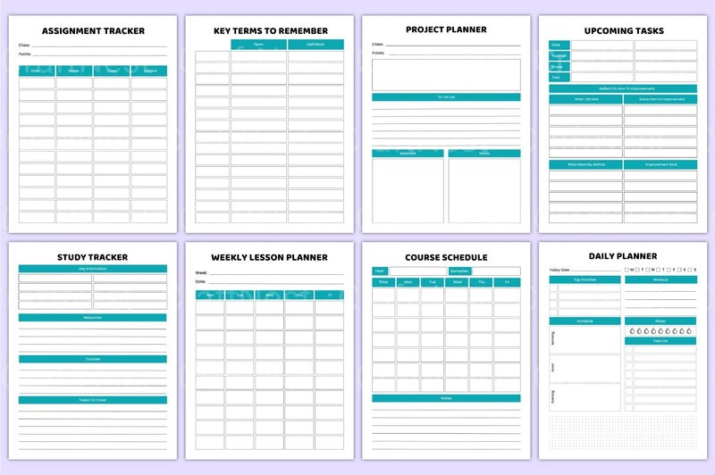 Nursing Student Organizer for Efficient Study Planning - CraftNest - Digital Crafting and Art