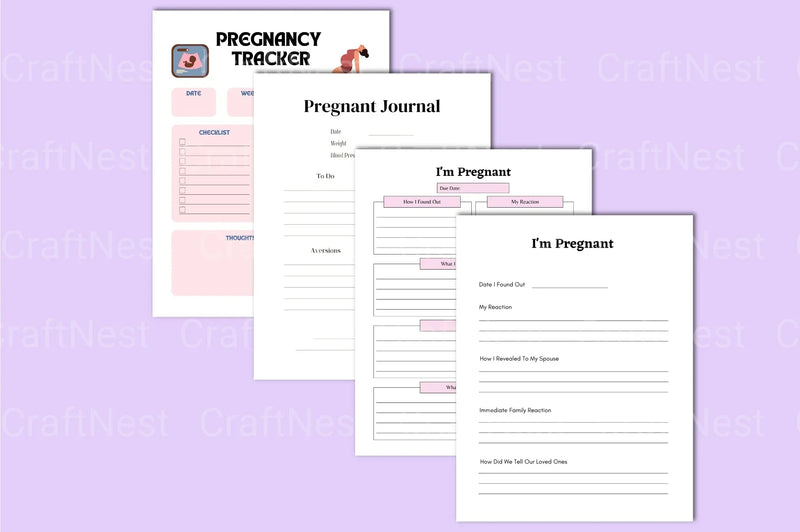 My Pregnancy Journey - CraftNest - Digital Crafting and Art