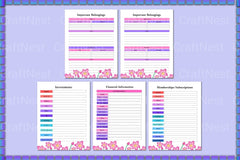 End of Life Planner Template - Canva - CraftNest - Digital Crafting and Art