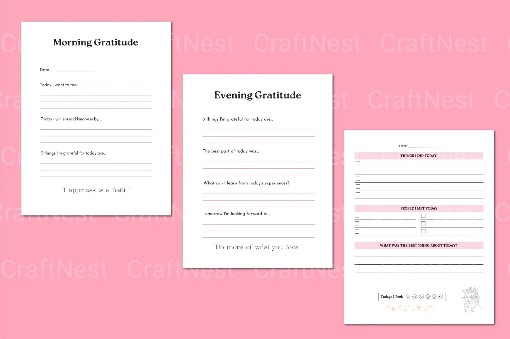 Women Gratitude Art Design - CraftNest - Digital Crafting and Art